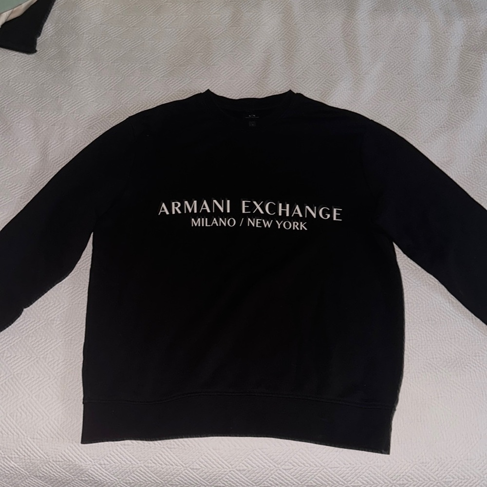 Milano/New York Logo Crewneck Sweatshirt